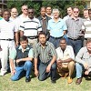 Dr Atungsiri (dark glasses)&South African trainees