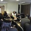 Dr Caroline Tah moderating a session 