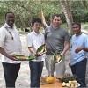 Dr Forba Ngemoh (leftmost) in Solomon Islands