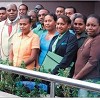 Mr Ngwasiri (Khaki suit) in Papua New Guinea